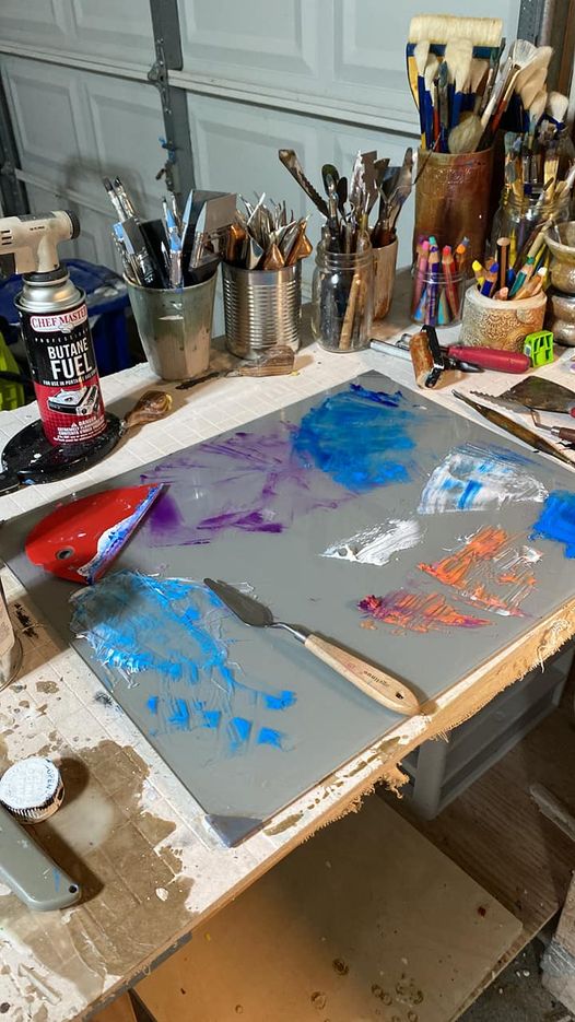 Encaustic Studio of Mike Giannella in New Jersey
