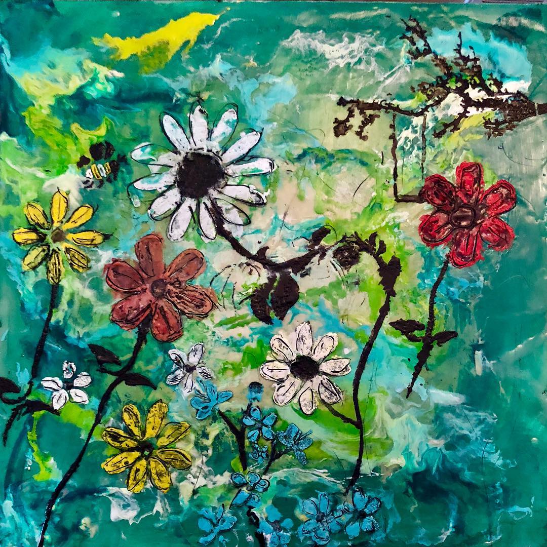 Backyard Wildflowers - Open Edition Print