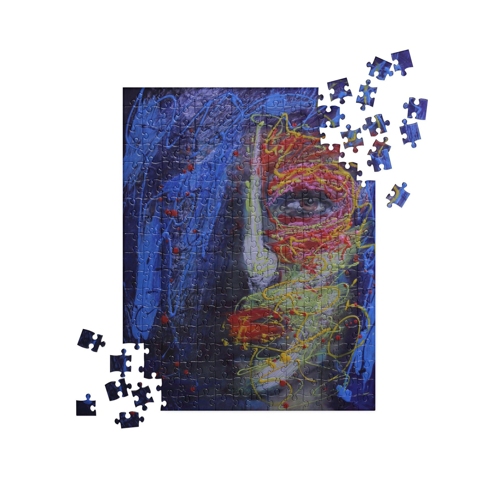 "Gorgeous Glamour" Jigsaw puzzle- - Mike Giannella - Encaustic Painting - Mixed Media Artist - Art Prints