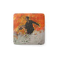 "Tango" Porcelain Magnet, Square-Home Decor - Mike Giannella - Encaustic Painting - Mixed Media Artist - Art Prints