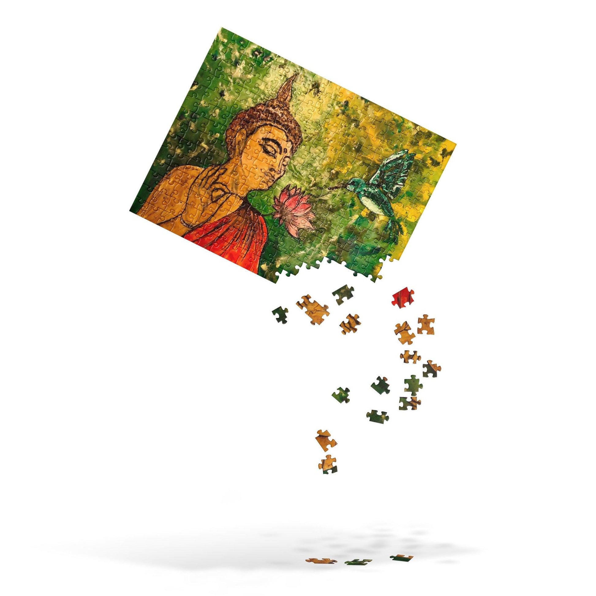 "Zen Gardens" Jigsaw puzzle- - Mike Giannella - Encaustic Painting - Mixed Media Artist - Art Prints